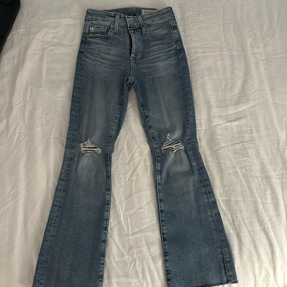 AG Denim Farrah boot crop jeans